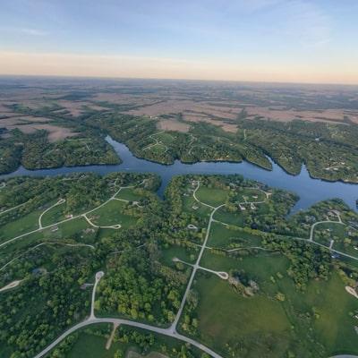 Aerial view of Apple Canyon